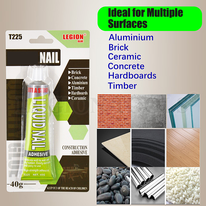 Construction Adhesive Liquid No More Nails 40g Timer Ceramic Concrete